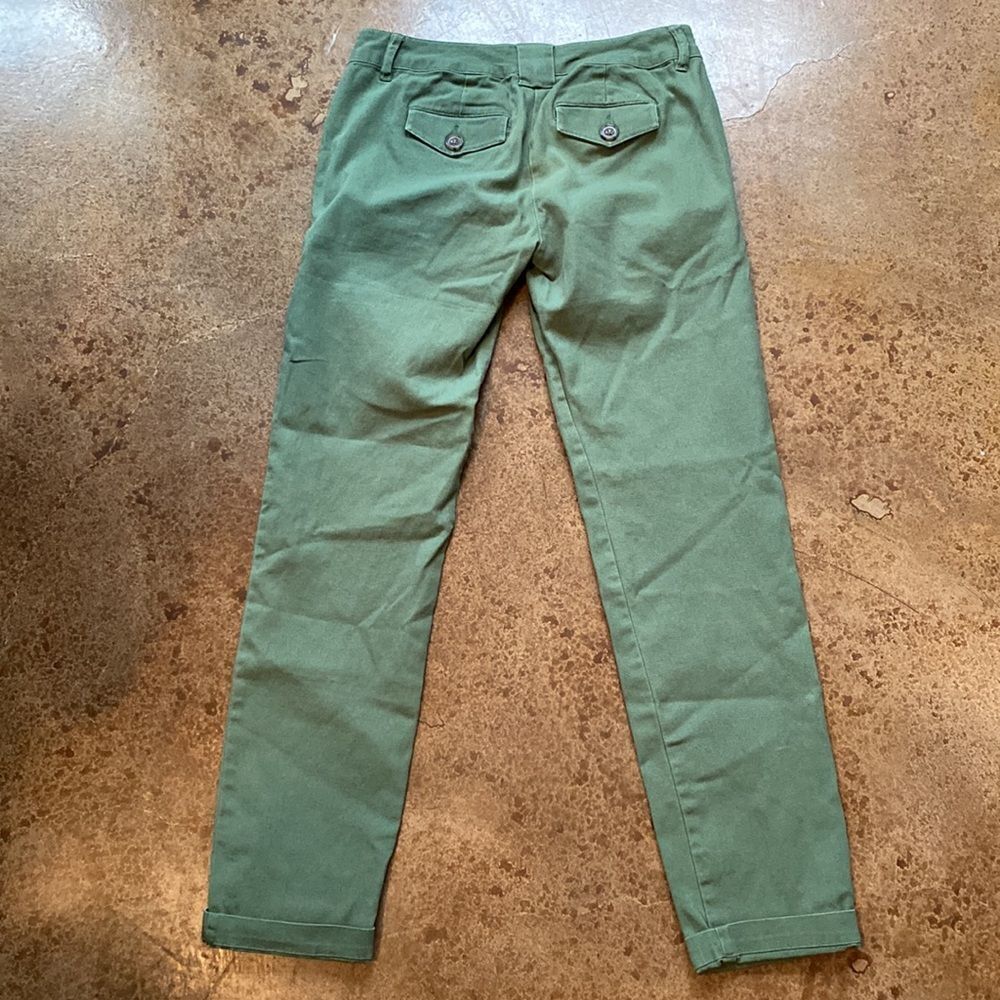 Cabi
olive green flat front chino khaki pants - Picture 7 of 8